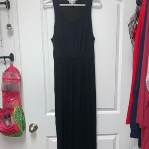 Charming Charlie black Razorback maxi dress